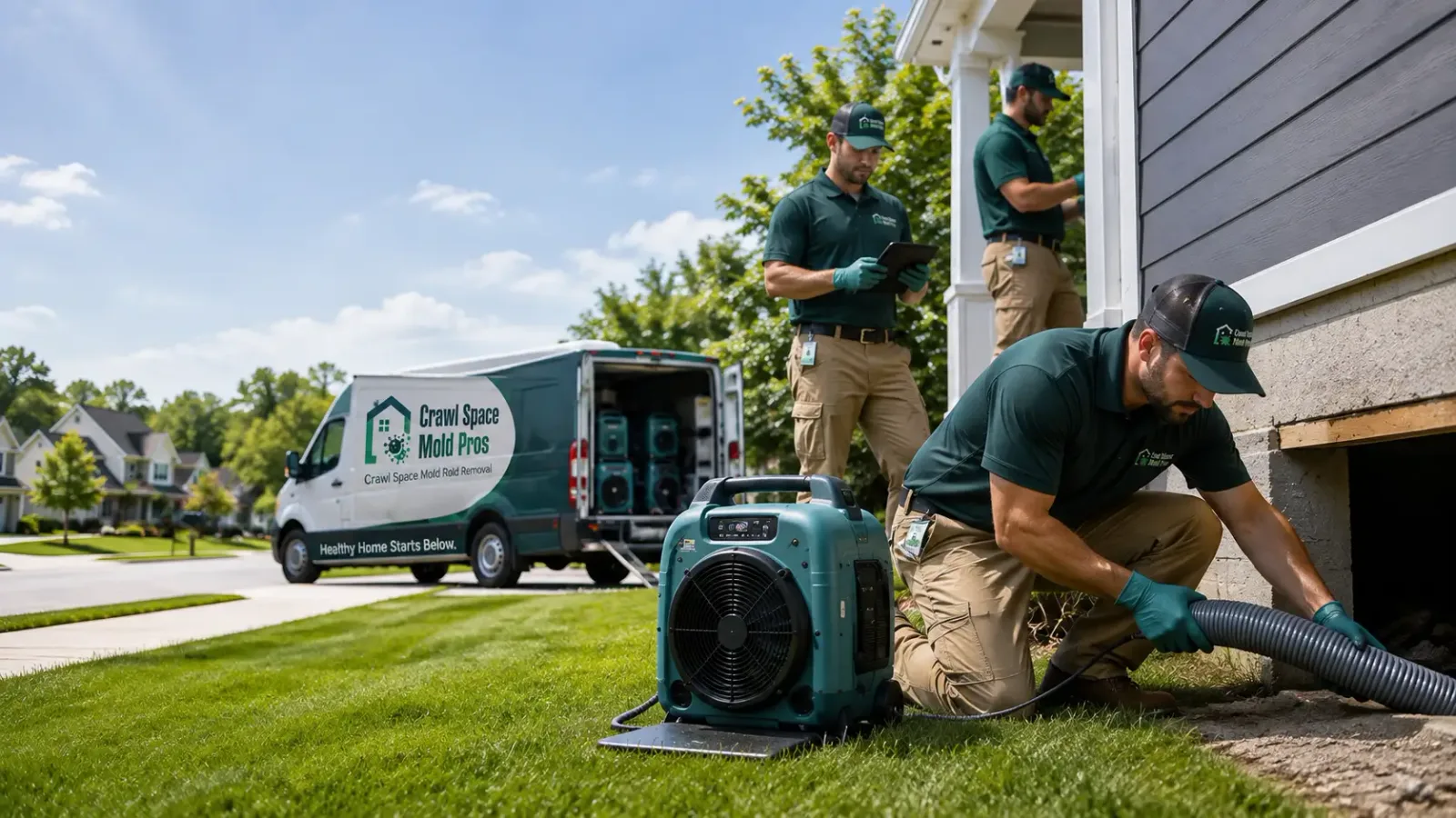Crawl Space Mold Removal in Ellsworth, MN